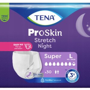 Pannolini TENA Stretch ProSkin Super Night L 30 pezzi